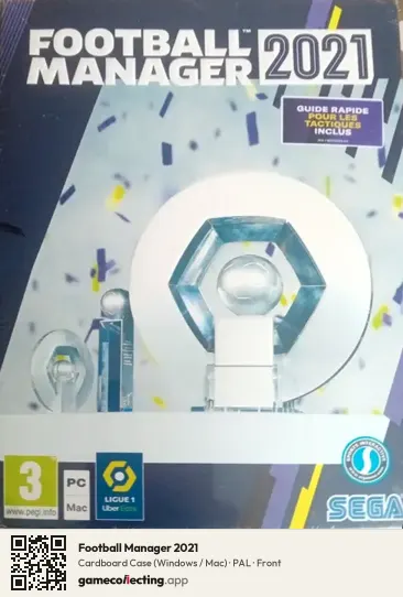 Football Manager 2021 Computer, PAL box front