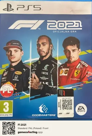 F1 2021 PlayStation 5, Poland box front