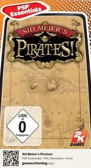 Sid Meier's Pirates! PlayStation Portable, Germany box front