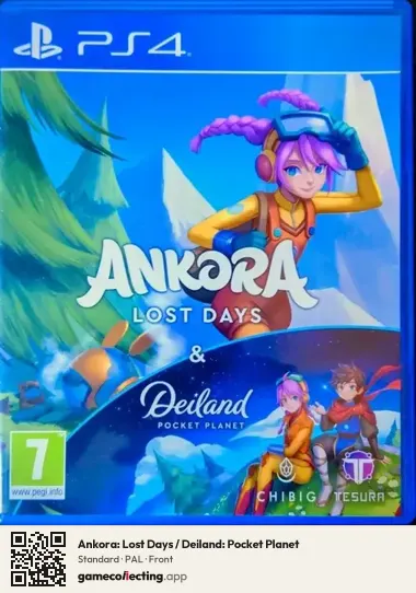 Ankora: Lost Days / Deiland: Pocket Planet PlayStation 4, PAL box front