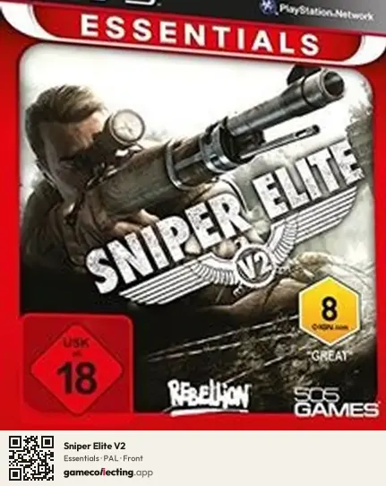 Sniper Elite V2 PlayStation 3, PAL box front