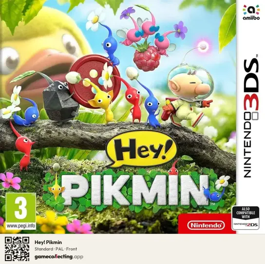 Hey! Pikmin Nintendo 3DS, PAL box front