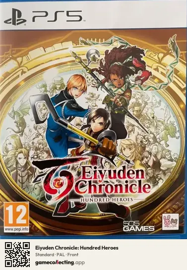 Eiyuden Chronicle: Hundred Heroes PlayStation 5, PAL box front