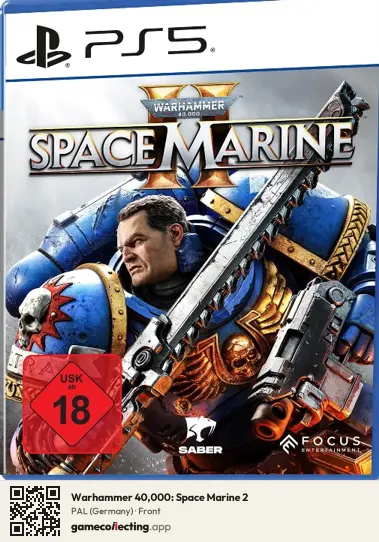 Warhammer 40,000: Space Marine 2 PlayStation 5, Germany box front