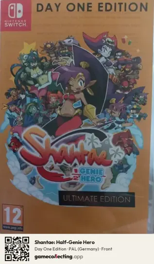 Shantae: Half-Genie Hero Nintendo Switch, Germany box front