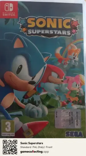 Sonic Superstars Nintendo Switch, Italy box front