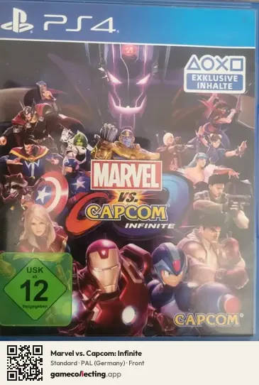 Marvel vs. Capcom: Infinite PlayStation 4, Germany box front
