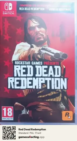 Red Dead Redemption Nintendo Switch, PAL box front