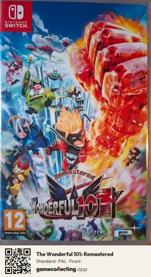 The Wonderful 101: Remastered Nintendo Switch, PAL box front