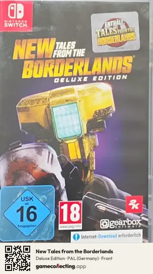 New Tales from the Borderlands Nintendo Switch, Germany box front