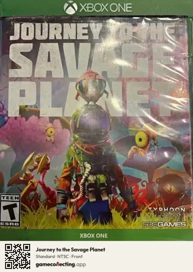 Journey to the Savage Planet Xbox One, NTSC box front