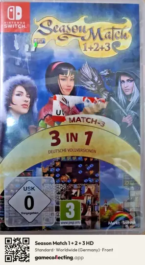 Season Match 1 + 2 + 3 HD Nintendo Switch, Germany box front
