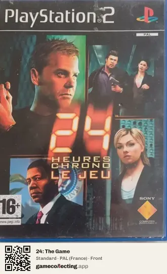 24: The Game PlayStation 2, France box front