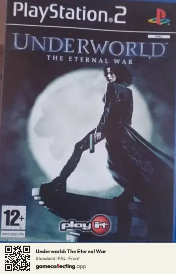 Underworld: The Eternal War PlayStation 2, PAL box front