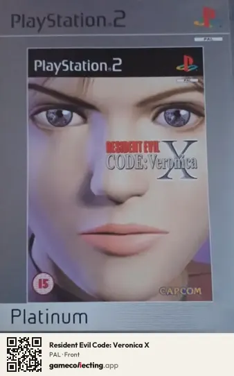 Resident Evil Code: Veronica X PlayStation 2, PAL box front