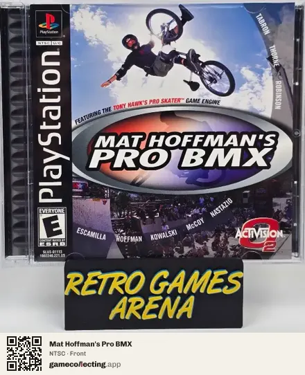 Mat Hoffman's Pro BMX PlayStation, NTSC box front