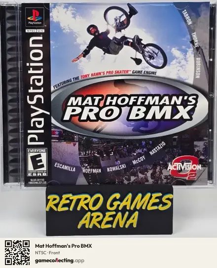 Mat Hoffman's Pro BMX PlayStation, NTSC box front