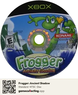 Frogger: Ancient Shadow Xbox, NTSC disc