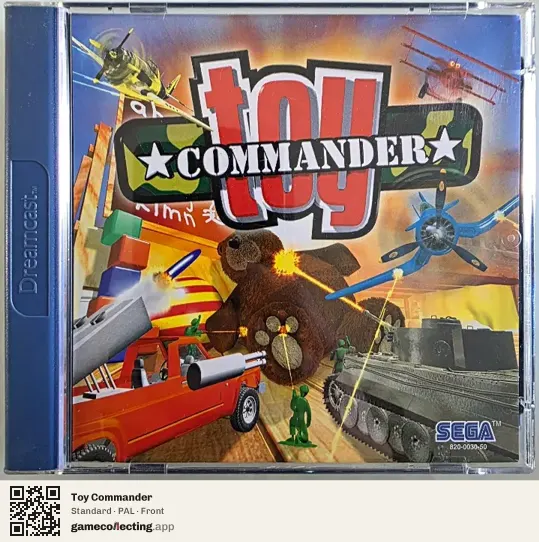 Toy Commander Sega Dreamcast, PAL box front