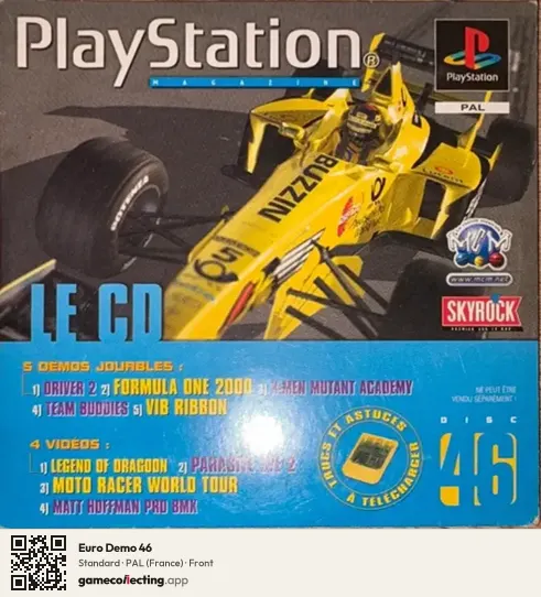 Euro Demo 46 PlayStation, France box front