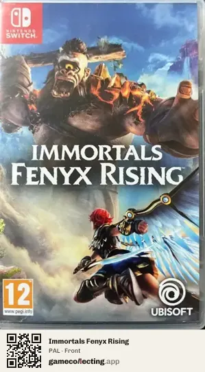 Immortals Fenyx Rising Nintendo Switch, PAL box front