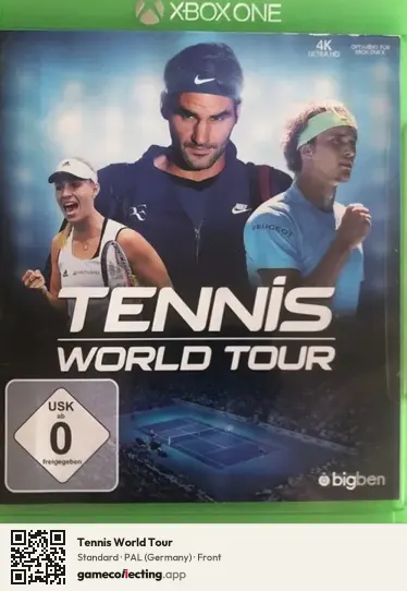 Tennis World Tour Xbox One, Germany box front