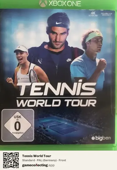 Tennis World Tour Xbox One, Germany box front
