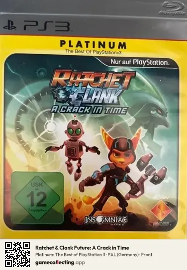 Ratchet & Clank Future: A Crack in Time PlayStation 3, Germany box front