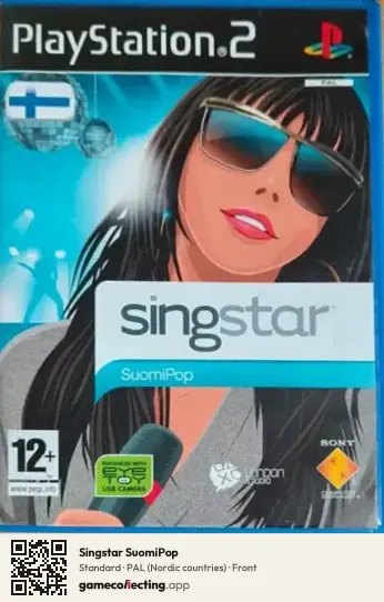 Singstar SuomiPop PlayStation 2, Nordic countries box front