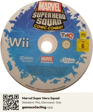 Marvel Super Hero Squad Nintendo Wii, PAL disc