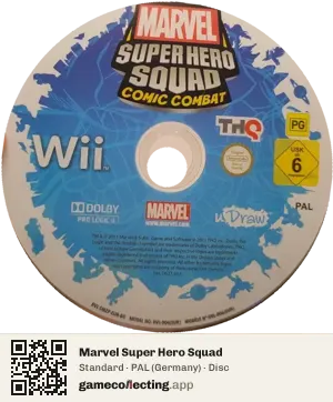 Marvel Super Hero Squad Nintendo Wii, PAL disc