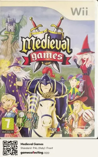 Medieval Games Nintendo Wii, Italy box front