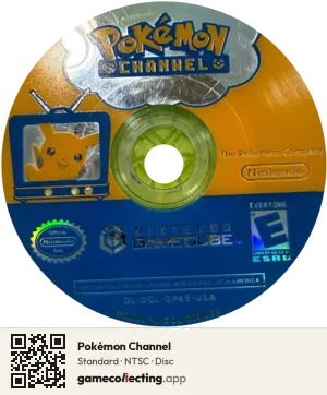 Pokémon Channel Nintendo GameCube, NTSC disc