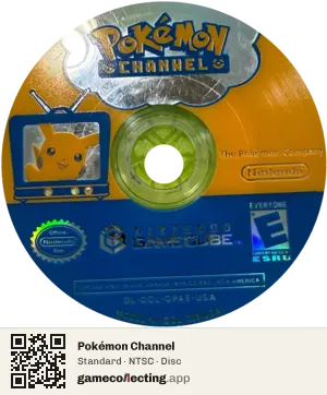 Pokémon Channel Nintendo GameCube, NTSC disc