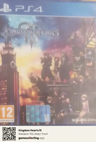 Kingdom Hearts III PlayStation 4, Italy box front