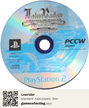 Lowrider PlayStation 2, Asia disc