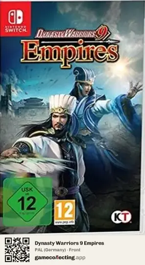 Dynasty Warriors 9 Empires Nintendo Switch, Germany box front