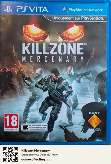 Killzone: Mercenary PlayStation Vita, France box front