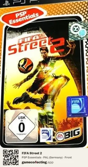 FIFA Street 2 PlayStation Portable, Germany box front