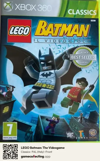 LEGO Batman: The Videogame Xbox 360, Italy box front