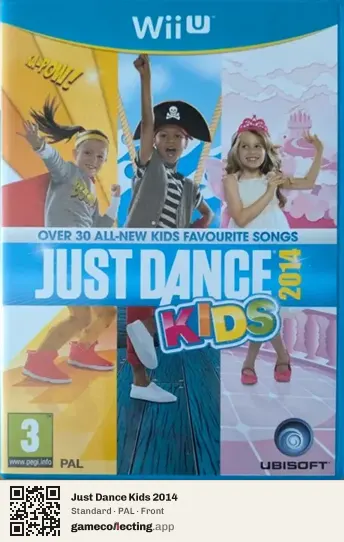 Just Dance Kids 2014 Nintendo Wii U, PAL box front