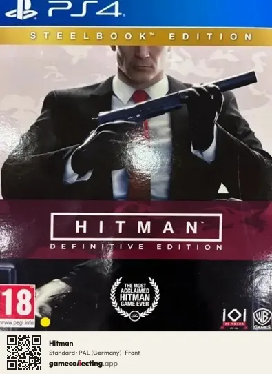 Hitman PlayStation 4, Germany box front