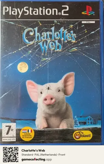 Charlotte's Web PlayStation 2, Netherlands box front