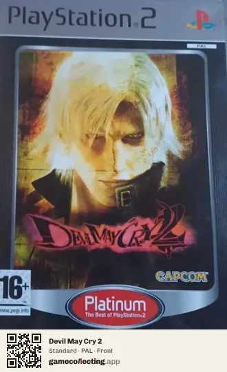 Devil May Cry 2 PlayStation 2, PAL box front