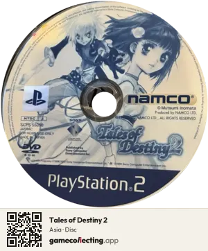 Tales of Destiny 2 PlayStation 2, Asia disc