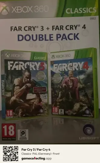 Far Cry 3 / Far Cry 4 Xbox 360, Germany box front