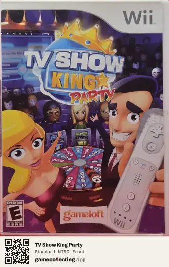 TV Show King Party Nintendo Wii, NTSC box front