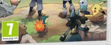 Pokémon Legends: Arceus, the PEGI square on its front