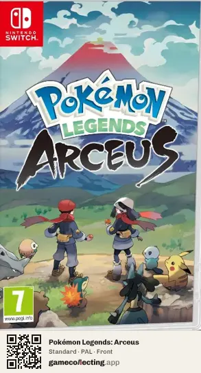 Pokémon Legends: Arceus Nintendo Switch, PAL box front