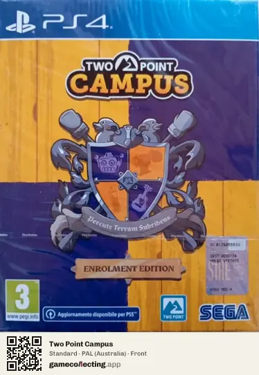 Two Point Campus PlayStation 4, Australia box front